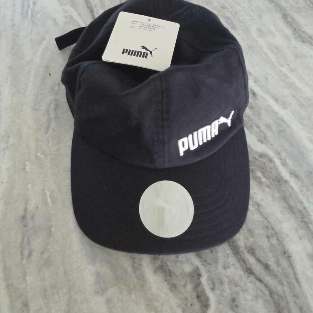 Puma Black Curved-Brim Baseball Hat